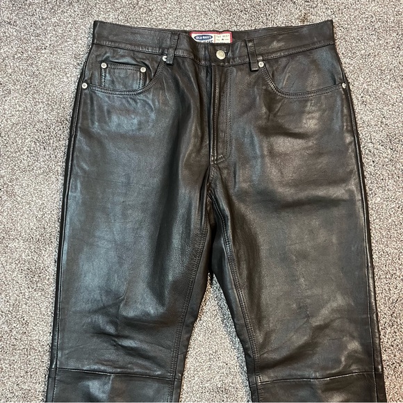 Old Navy leather pants. - Picture 2 of 13